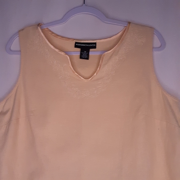 Norton McNaughton Linen Blend Top - Picture 2 of 7